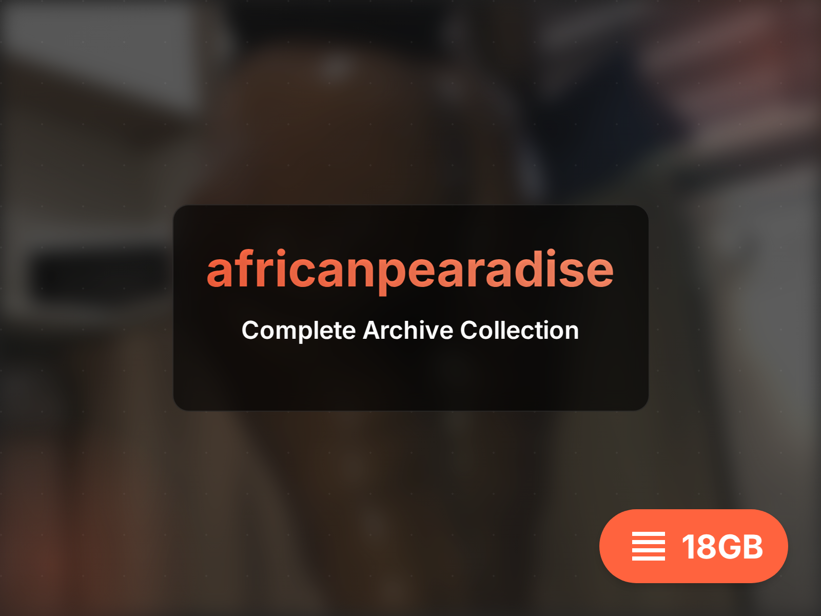 africanpearadise OnlyFans Fuite