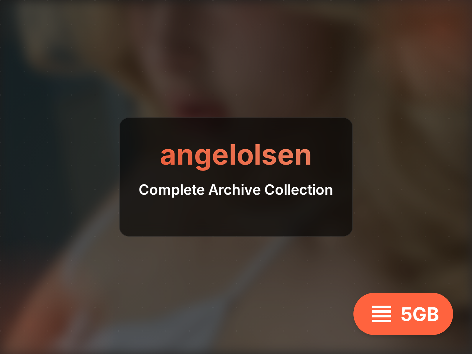 Laadi alla angelolsen arhiiv (13GB)