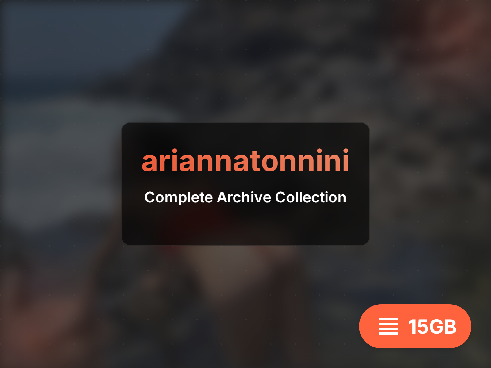 ariannatonnini archive (11GB)