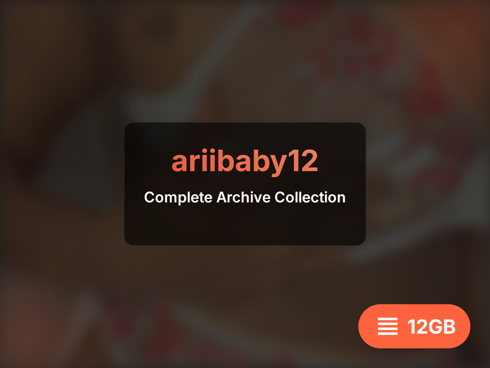 ariibaby12 Full Archive
