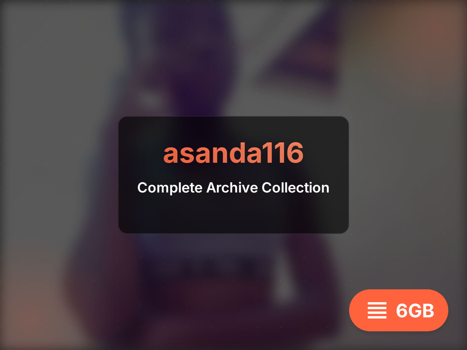 Download asanda116 archive (10GB)