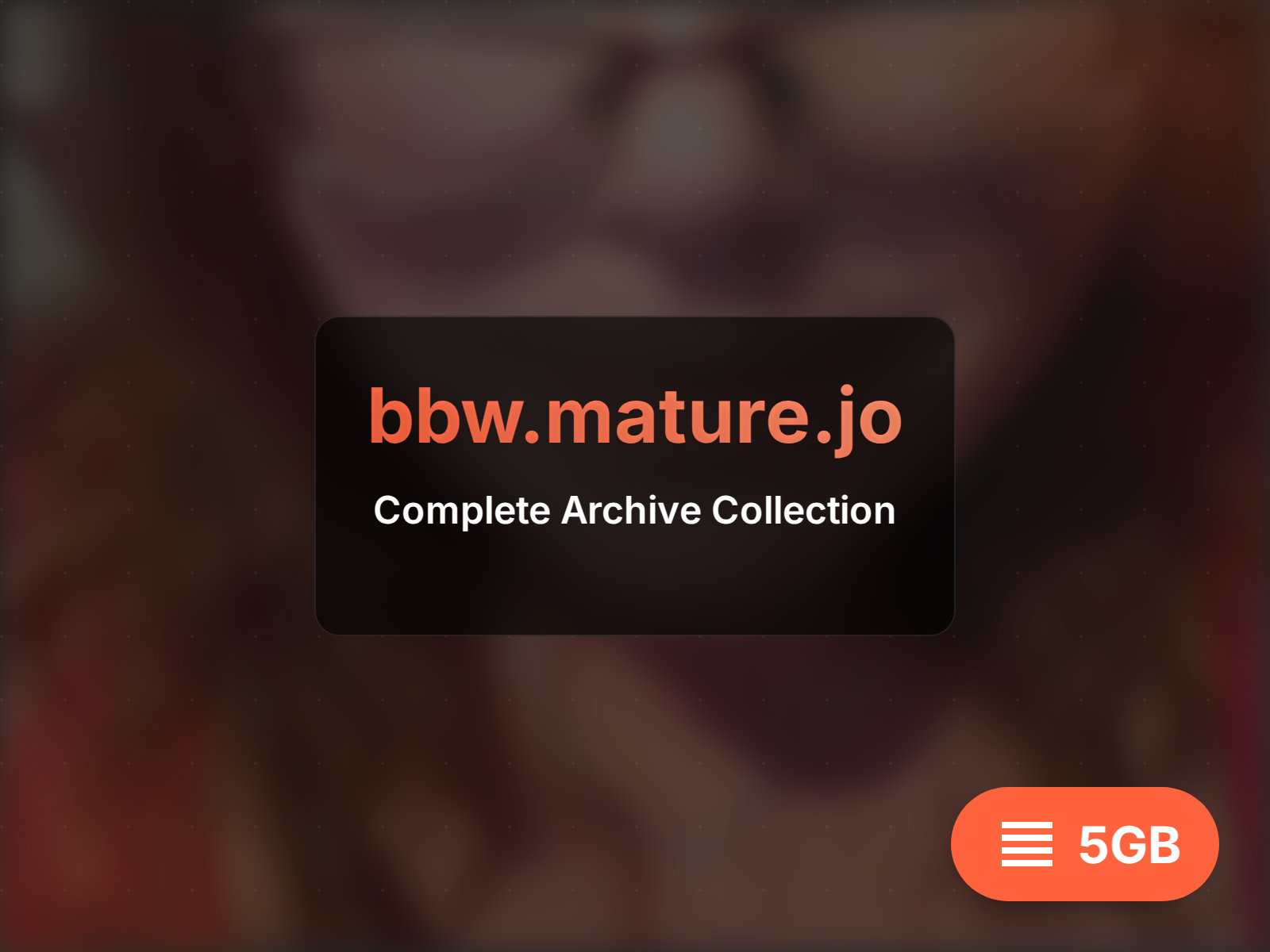 bbw.mature.jo Visa Arkiv