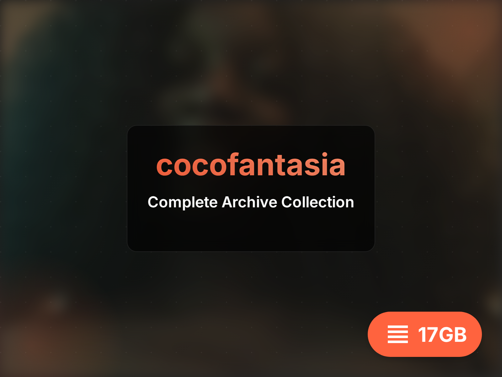cocofantasia සම්පූර්ණ සංරක්ෂිතය