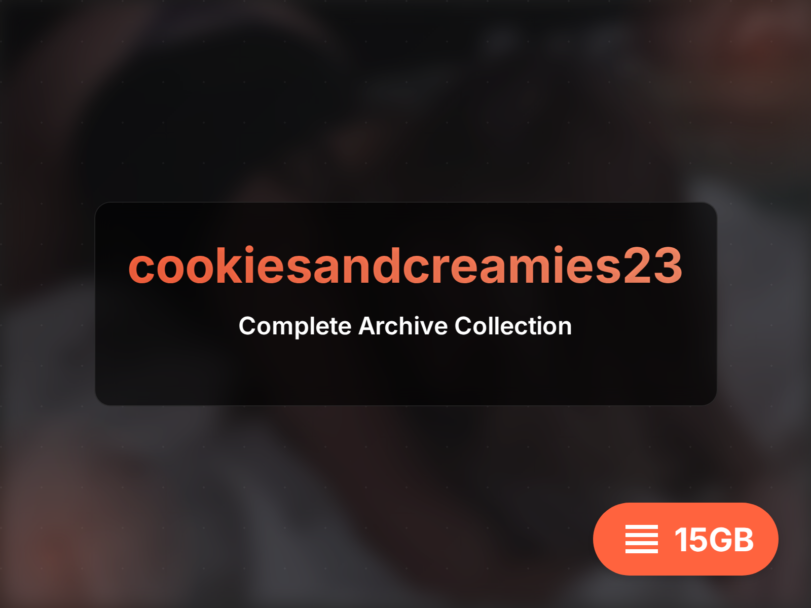 View cookiesandcreamies23 OnlyFans content for free