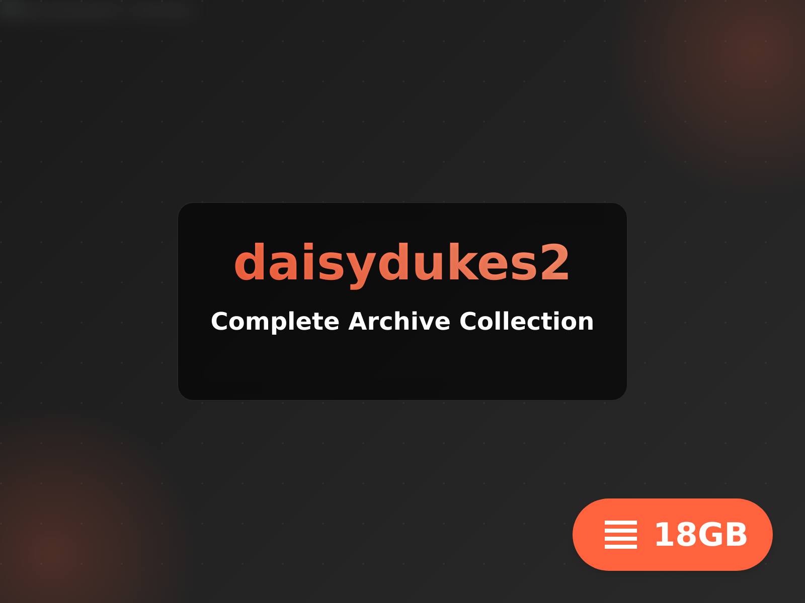 daisydukes2 archive (5GB)