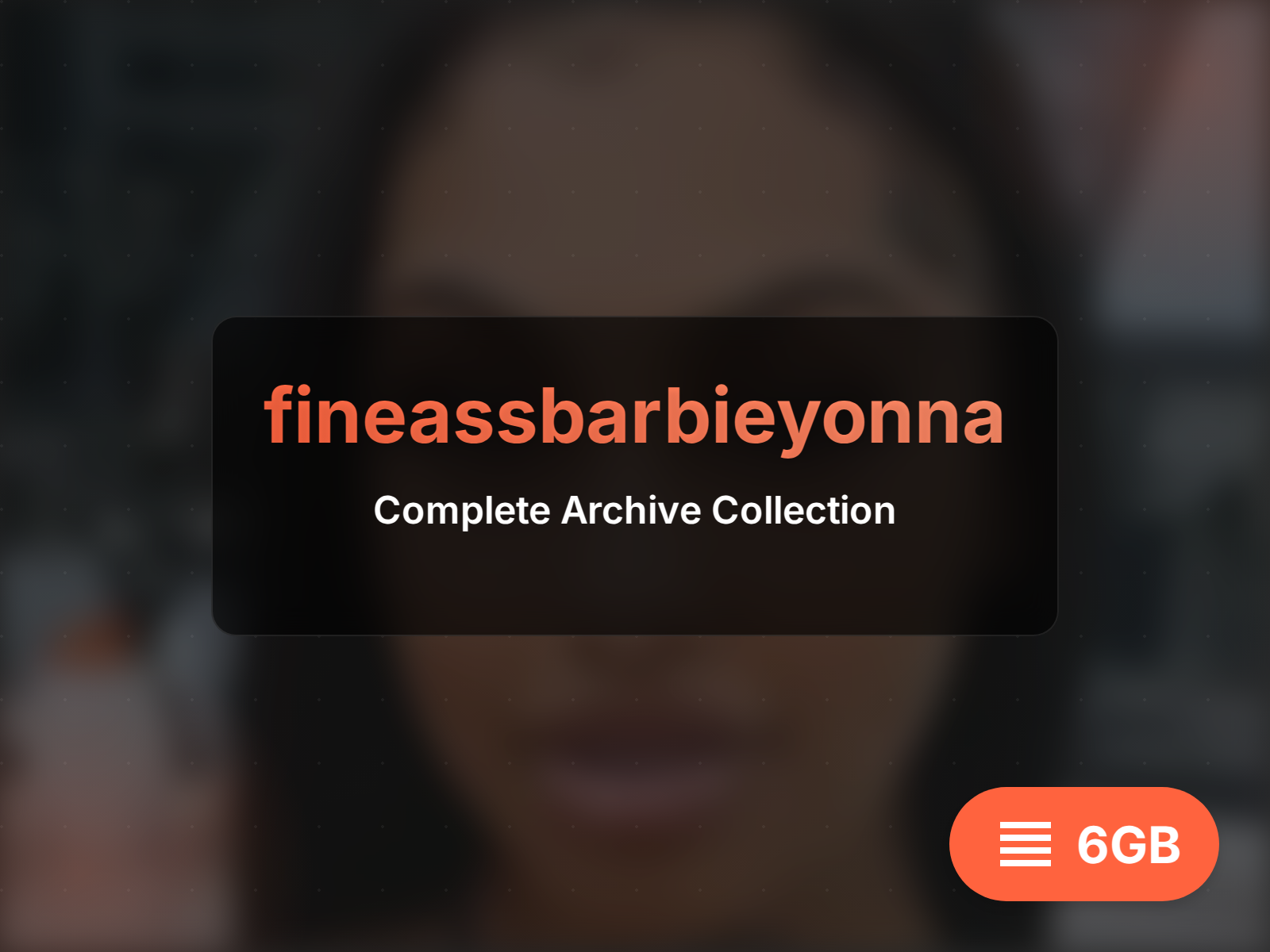 Archive complète de fineassbarbieyonna (15GB)