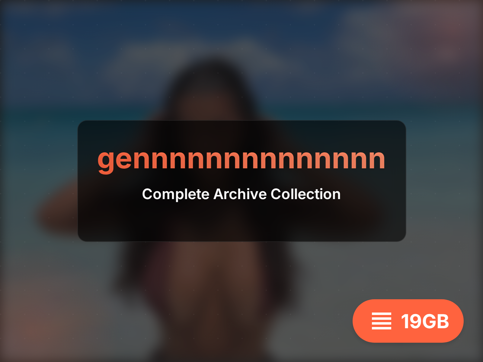 Complete gennnnnnnnnnnnnn archive (14GB)
