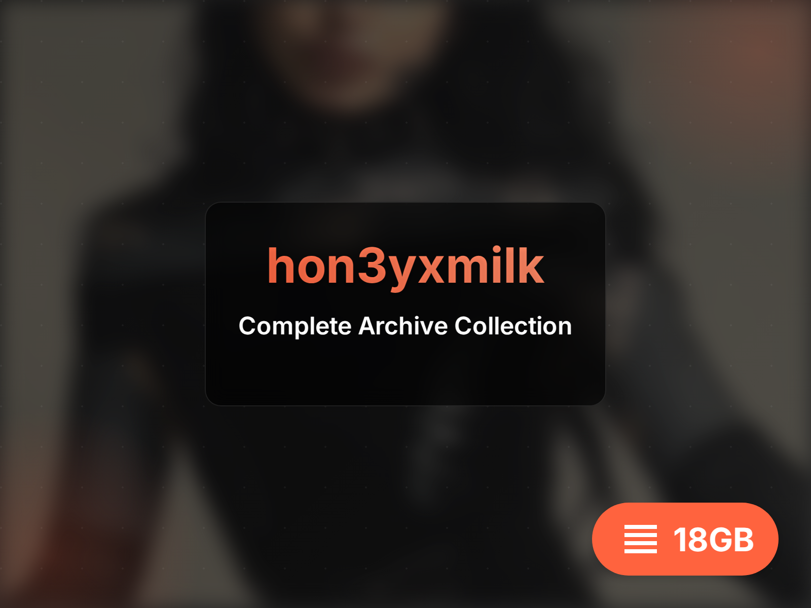 hon3yxmilk Kompletní Archiv
