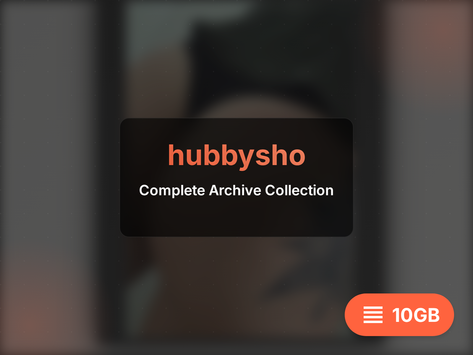 Lataa hubbysho arkisto (18GB)