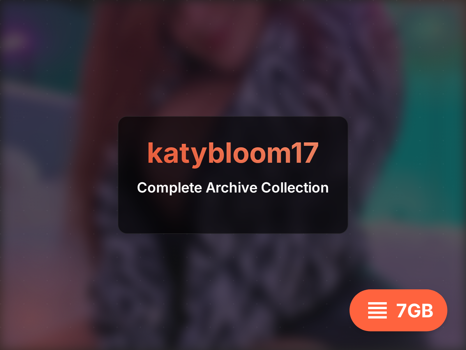 katybloom17 kumbukumbu (17GB)
