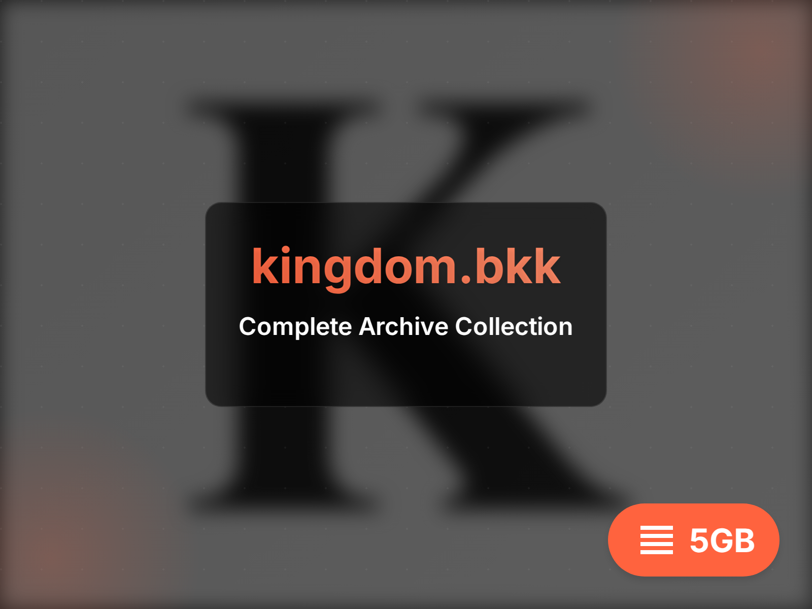 kingdom.bkk Full Archive