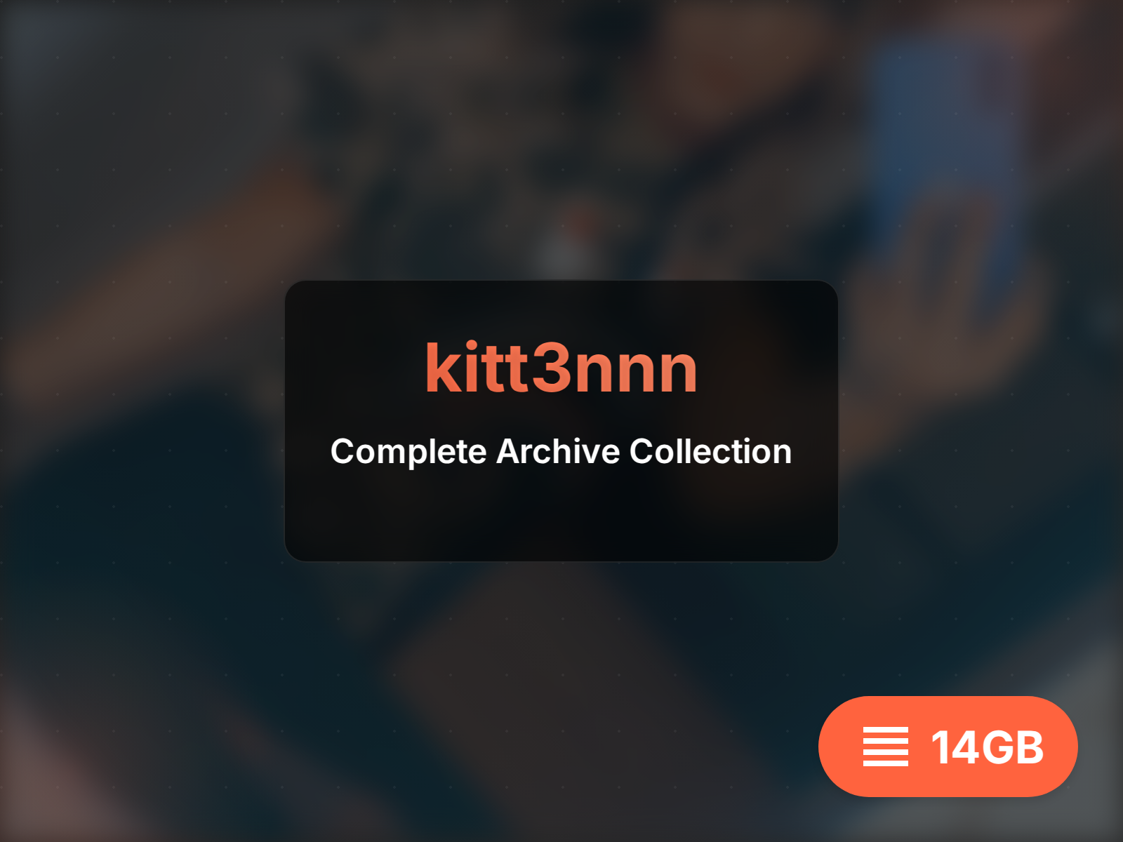 Kumbukumbu kamili ya kitt3nnn (13GB)