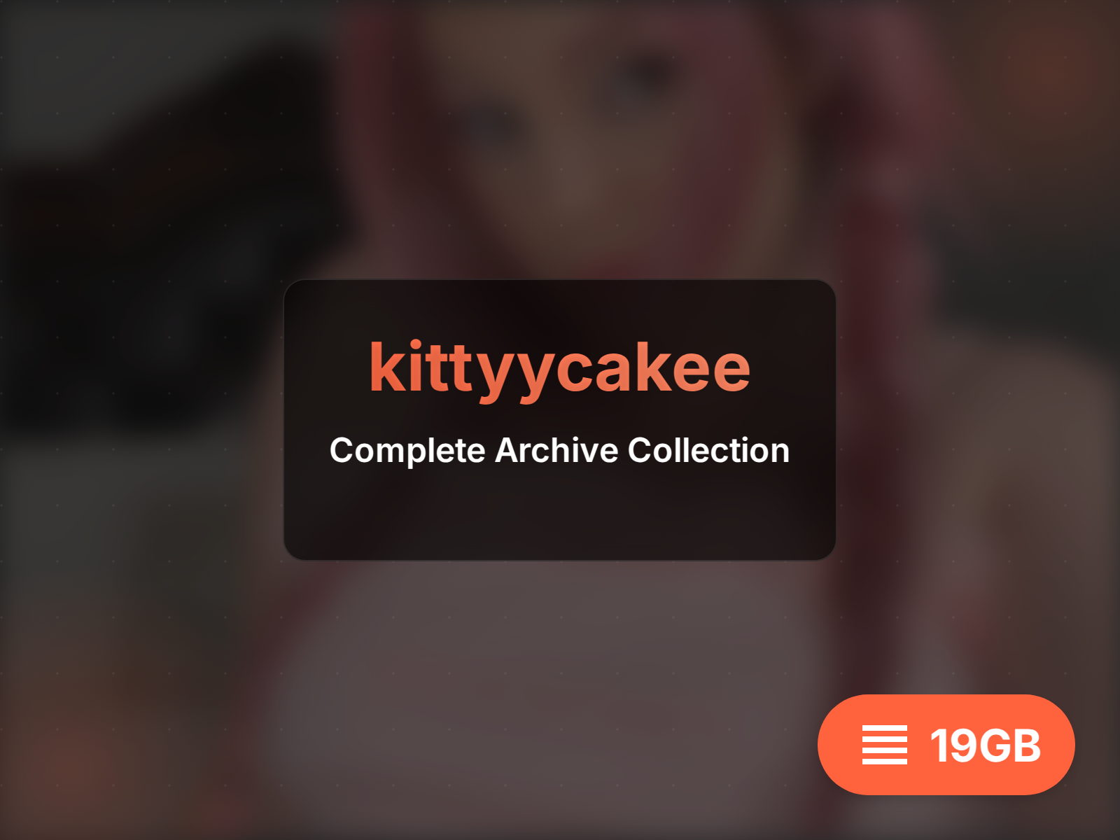 kittyycakee Fullständigt Arkiv