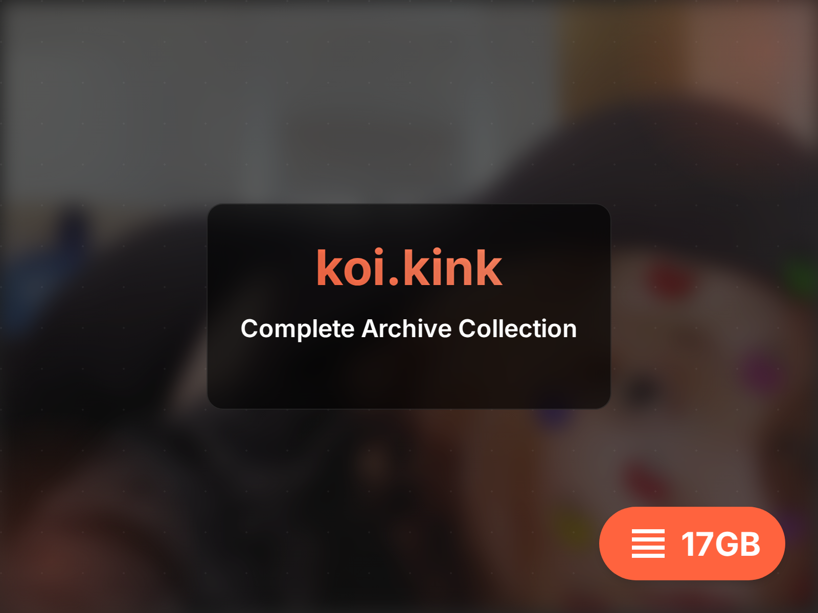 Pakua kumbukumbu ya koi.kink (7GB)