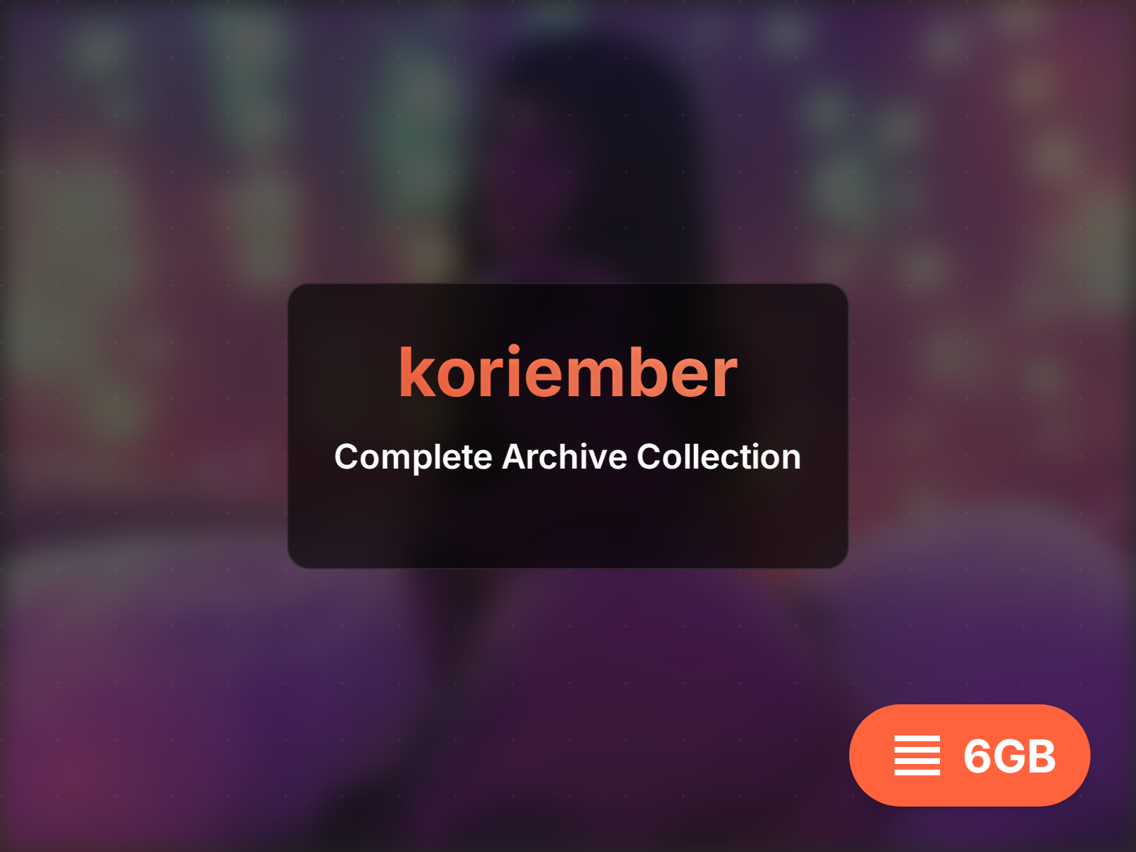Download koriember archive (9GB)