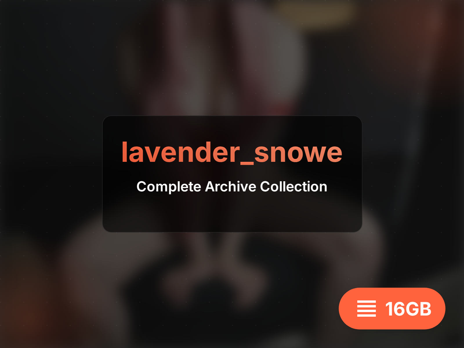 Download lavender_snowe archive (9GB)