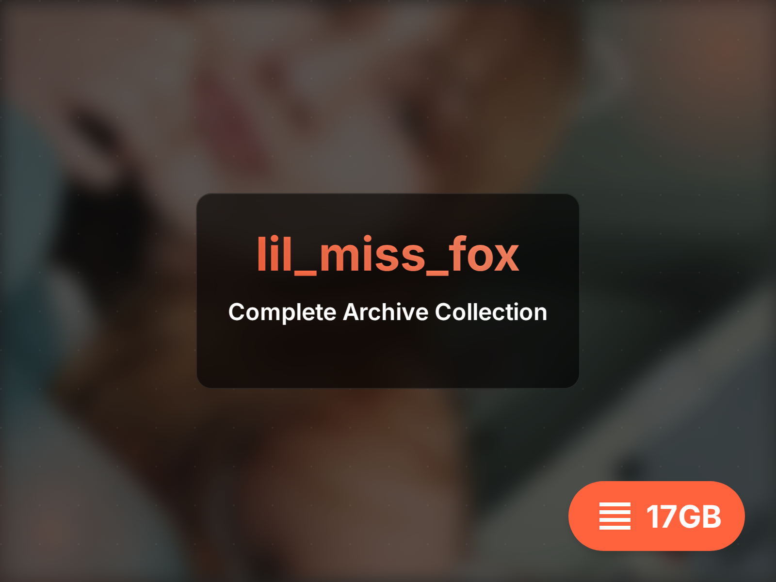 Download lil_miss_fox archive (20GB)