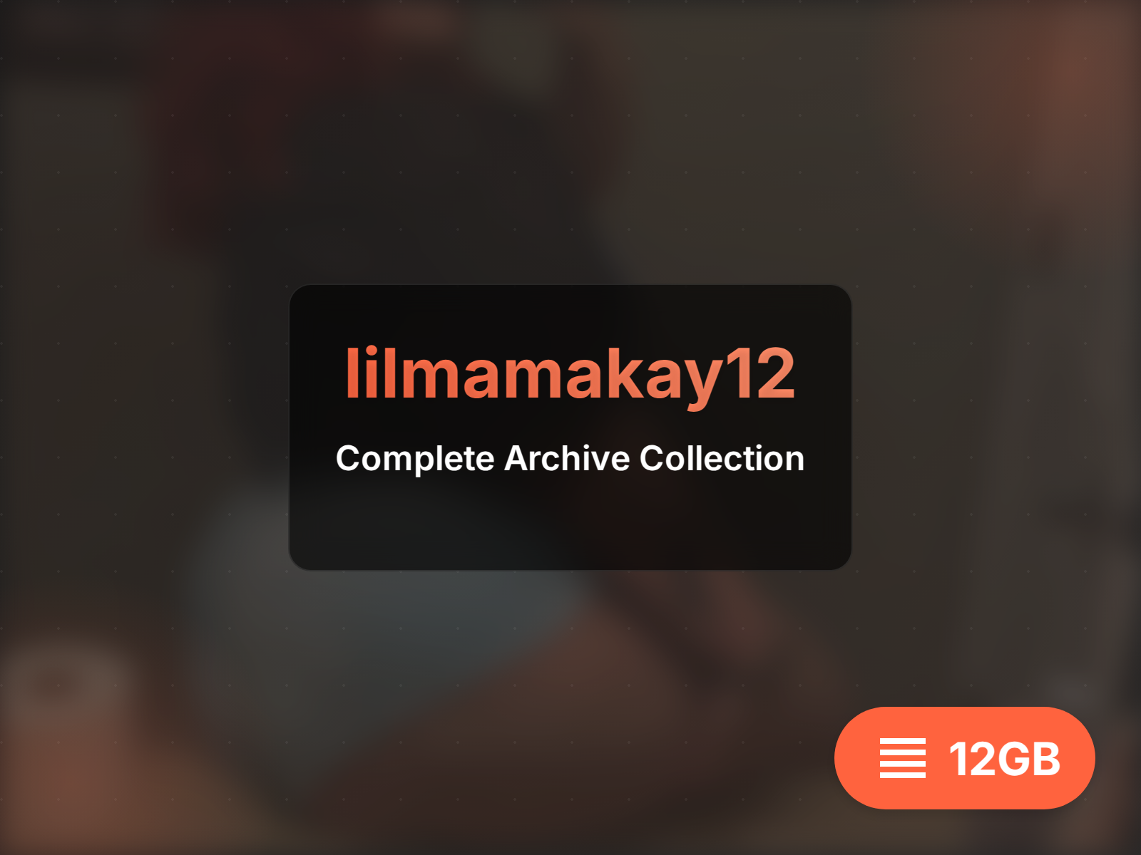 下载 lilmamakay12 档案 (11GB)
