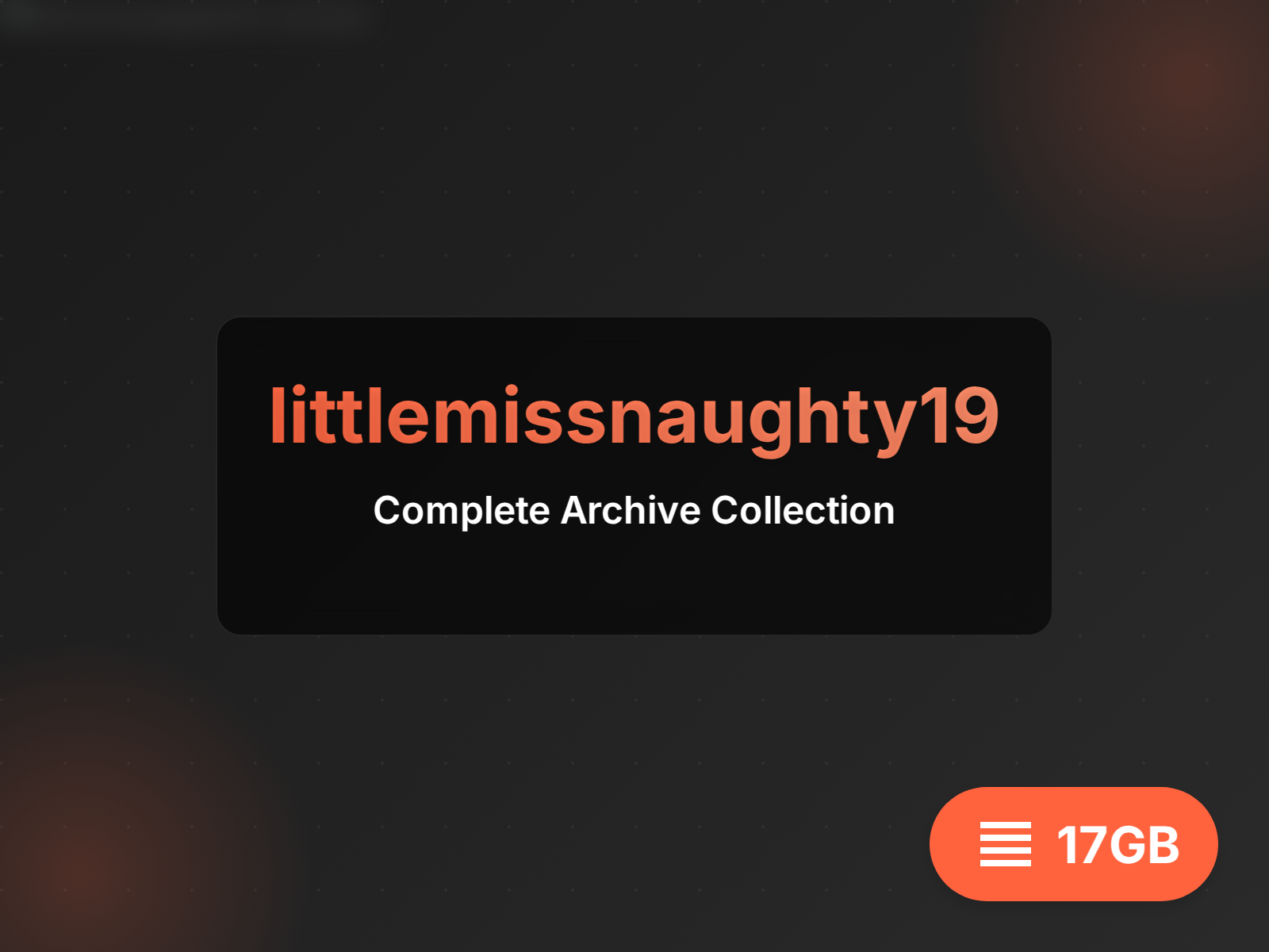 Complete littlemissnaughty19 archive (11GB)