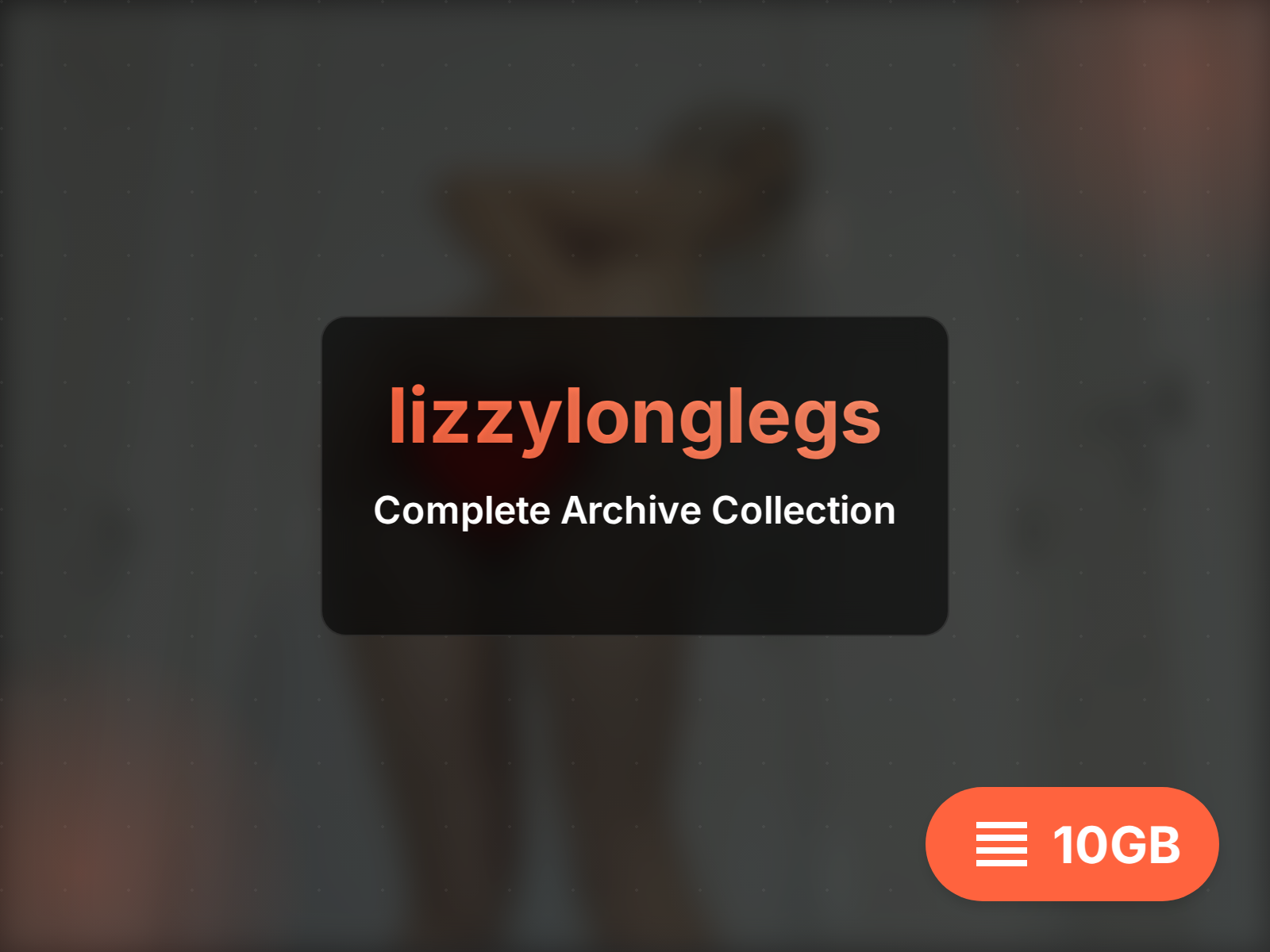 Download lizzylonglegs archive (18GB)