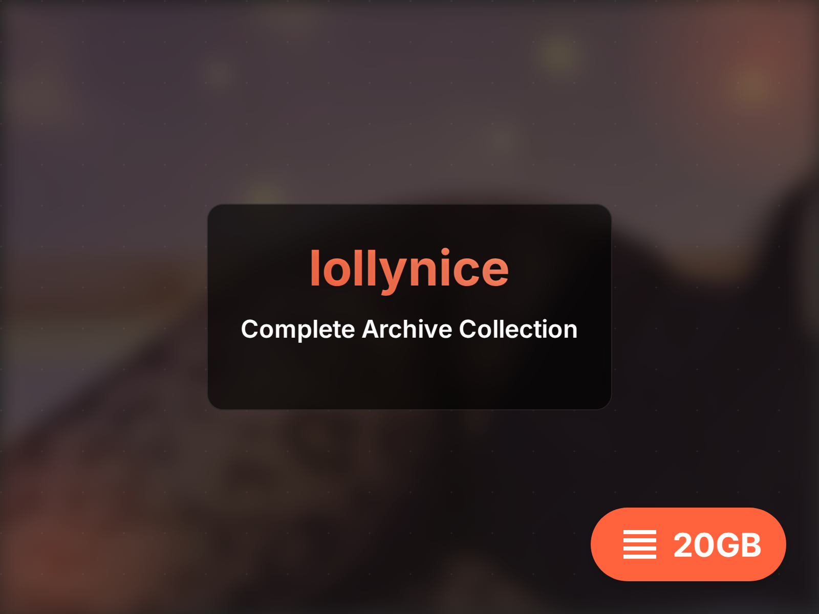 Complete lollynice archive (10GB)