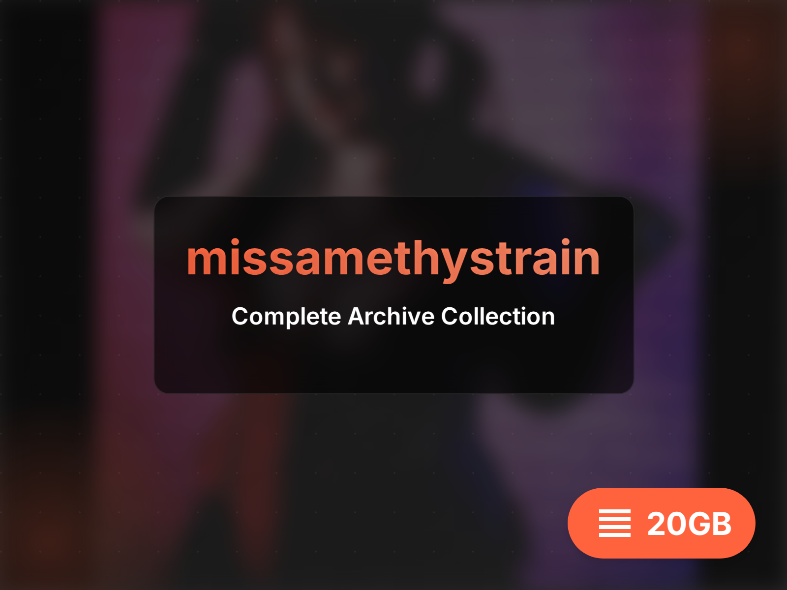 missamethystrain OnlyFans Filtración