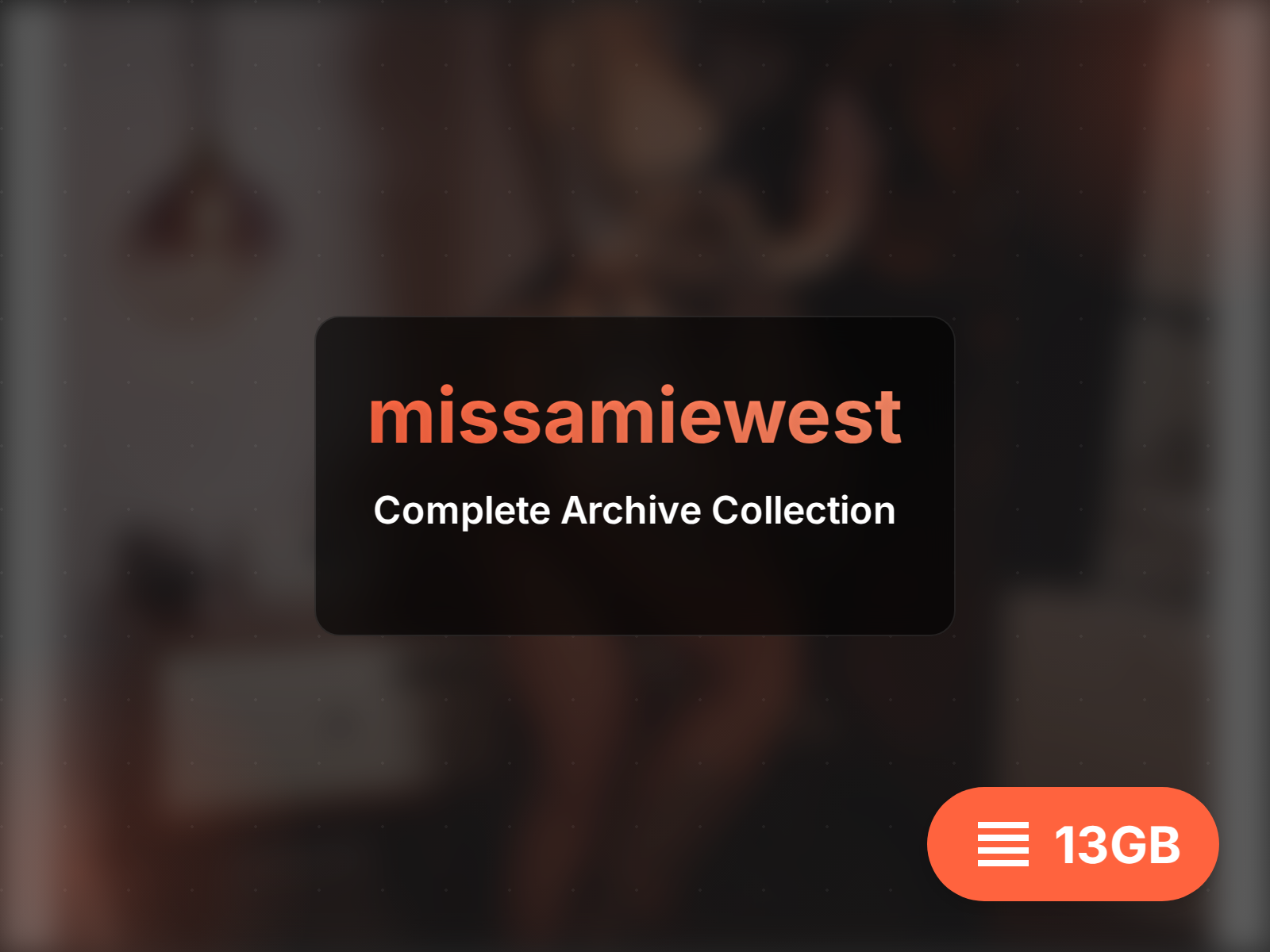 Download missamiewest archive (13GB)