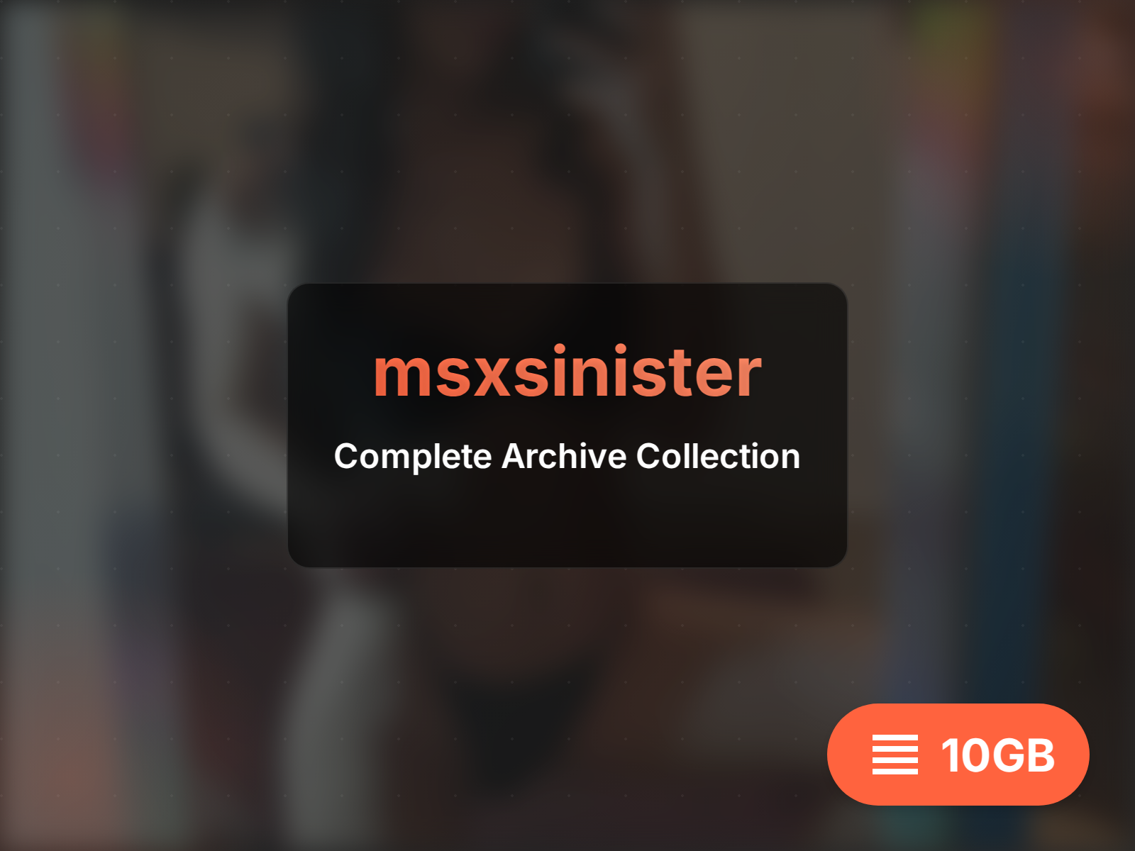 View msxsinister OnlyFans videos and photos for free