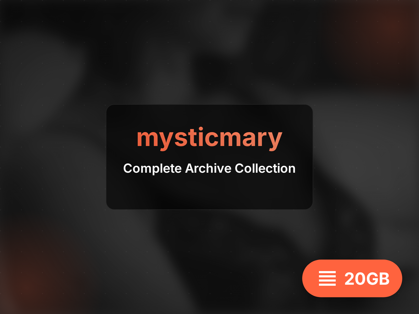 Complete mysticmary archive (19GB)
