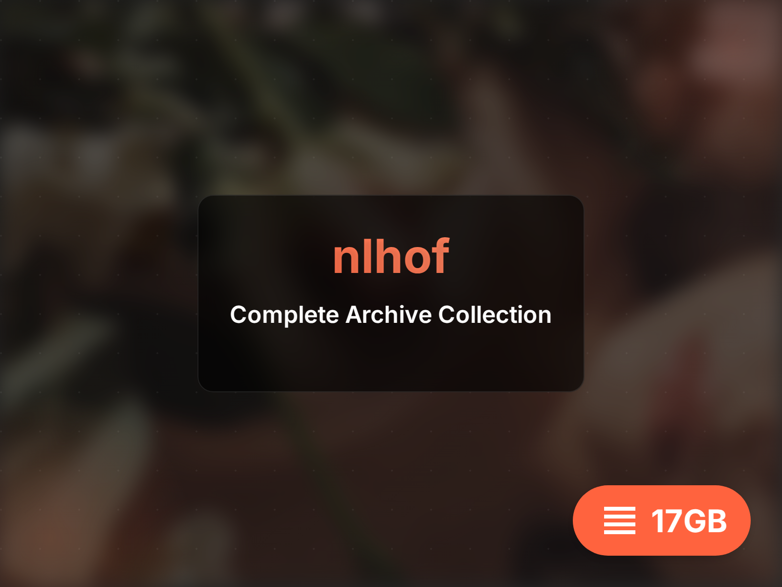 Download nlhof archive (13GB)