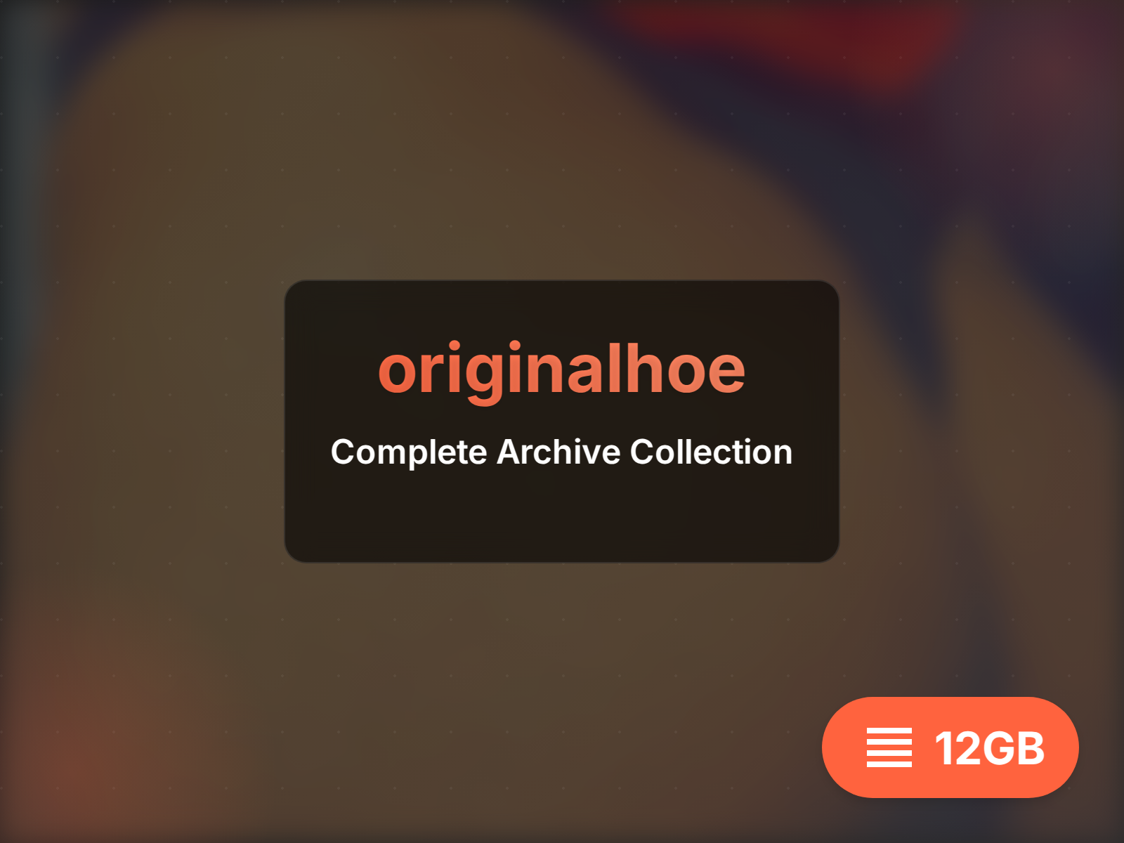 originalhoe Archiv herunterladen (8GB)