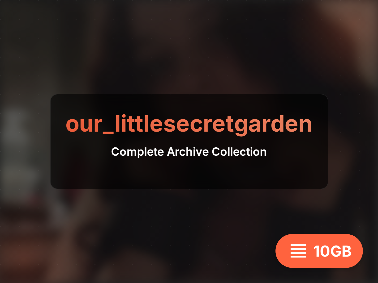 our_littlesecretgarden Shiko Arkivin