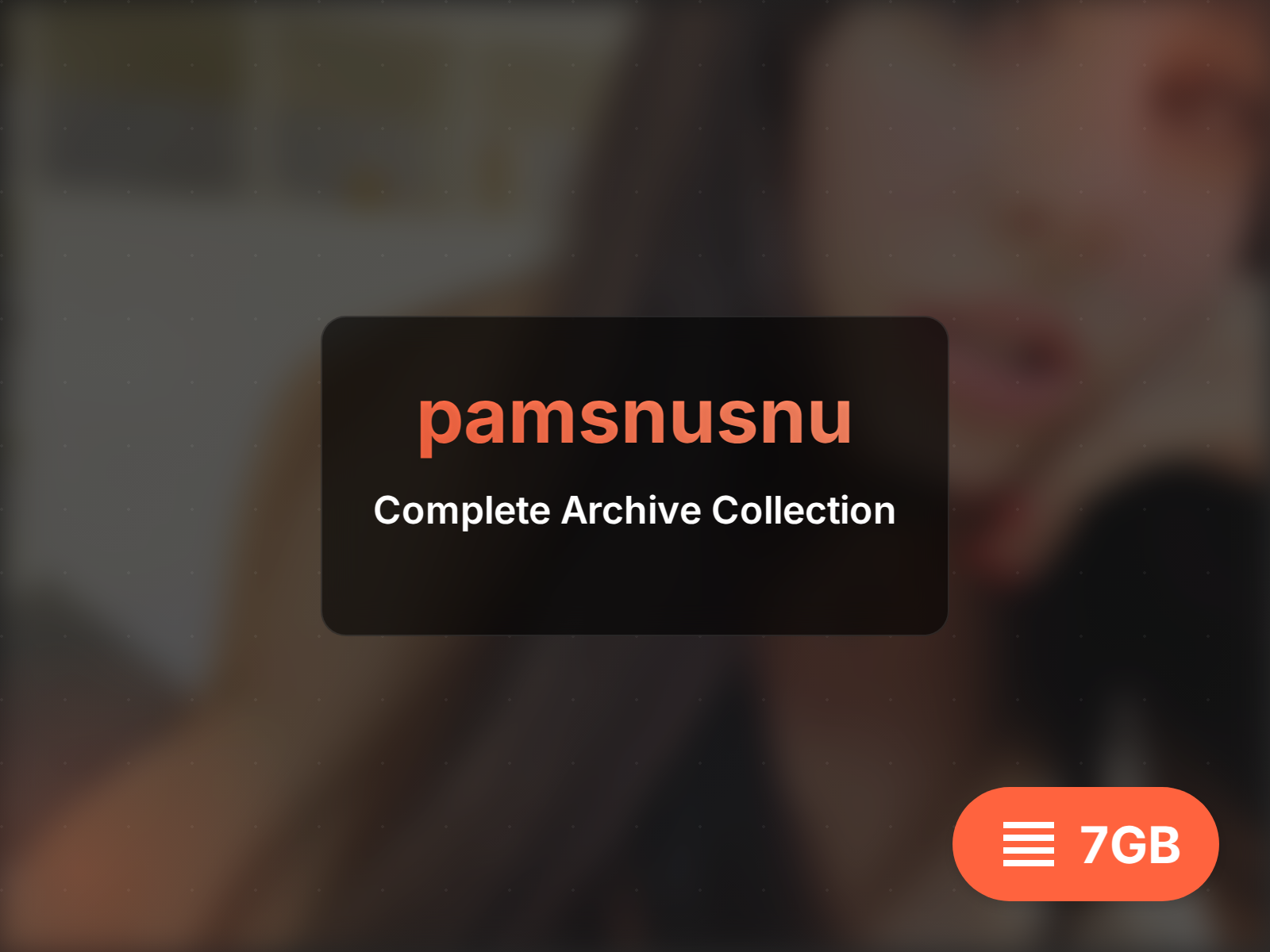 Complete pamsnusnu archive (14GB)