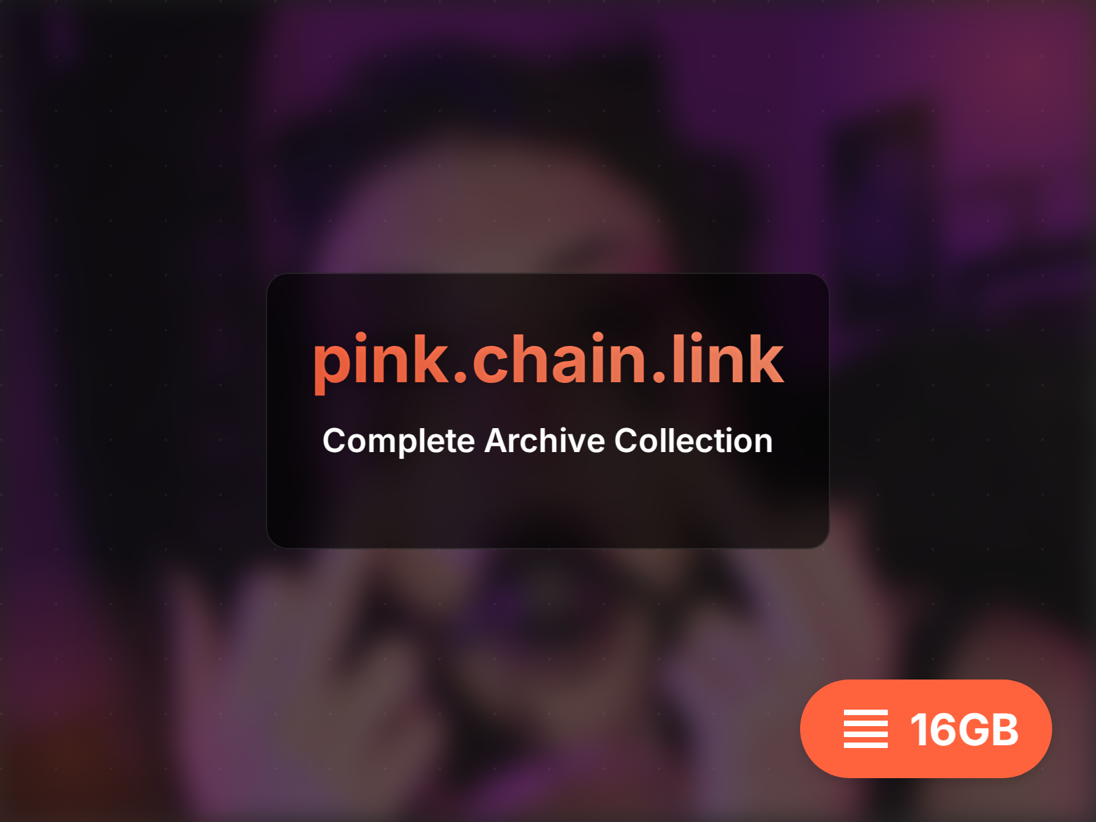 pink.chain.link සම්පූර්ණ සංරක්ෂිතය