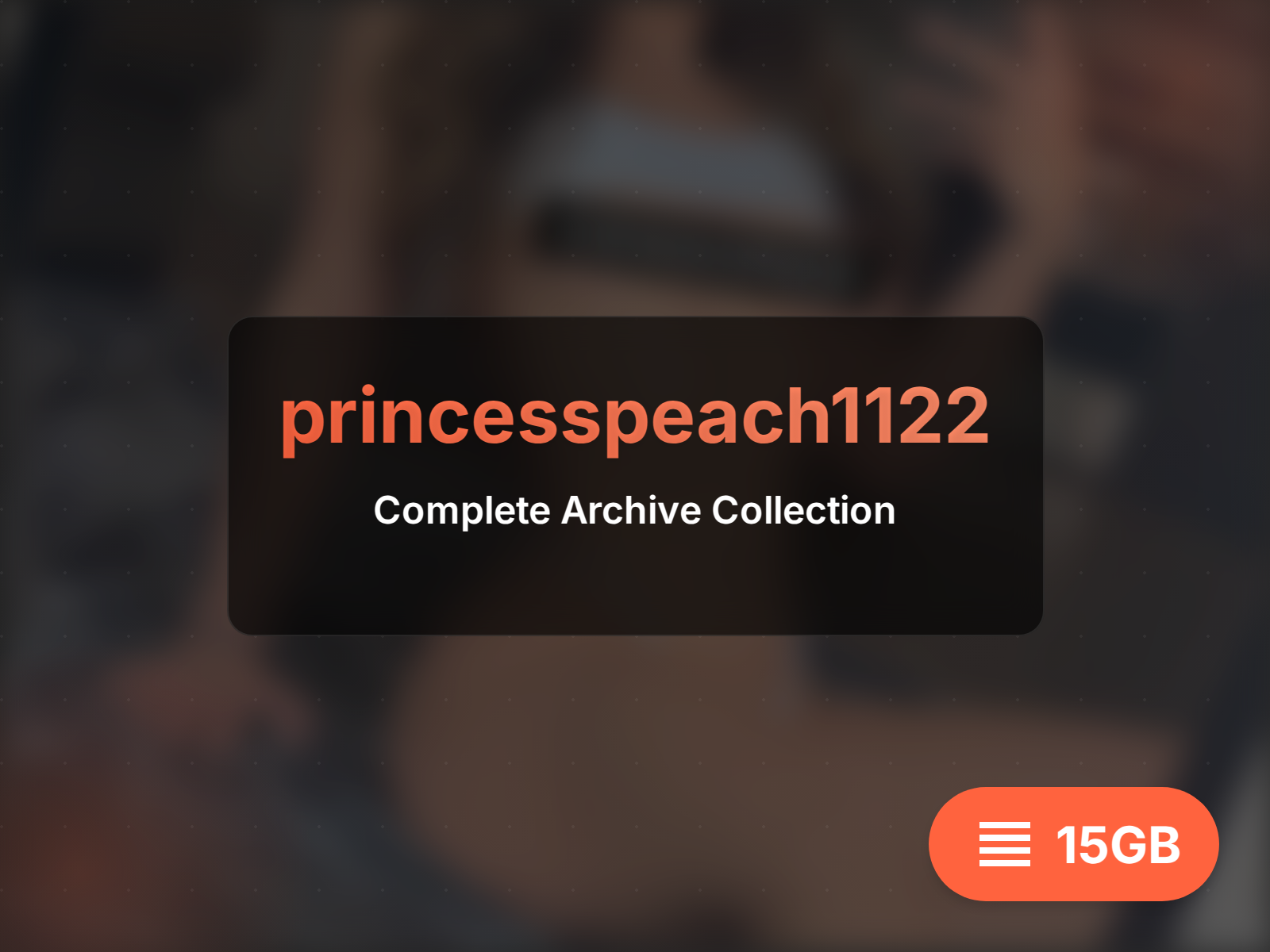 ჩამოტვირთეთ princesspeach1122 არქივი (13GB)
