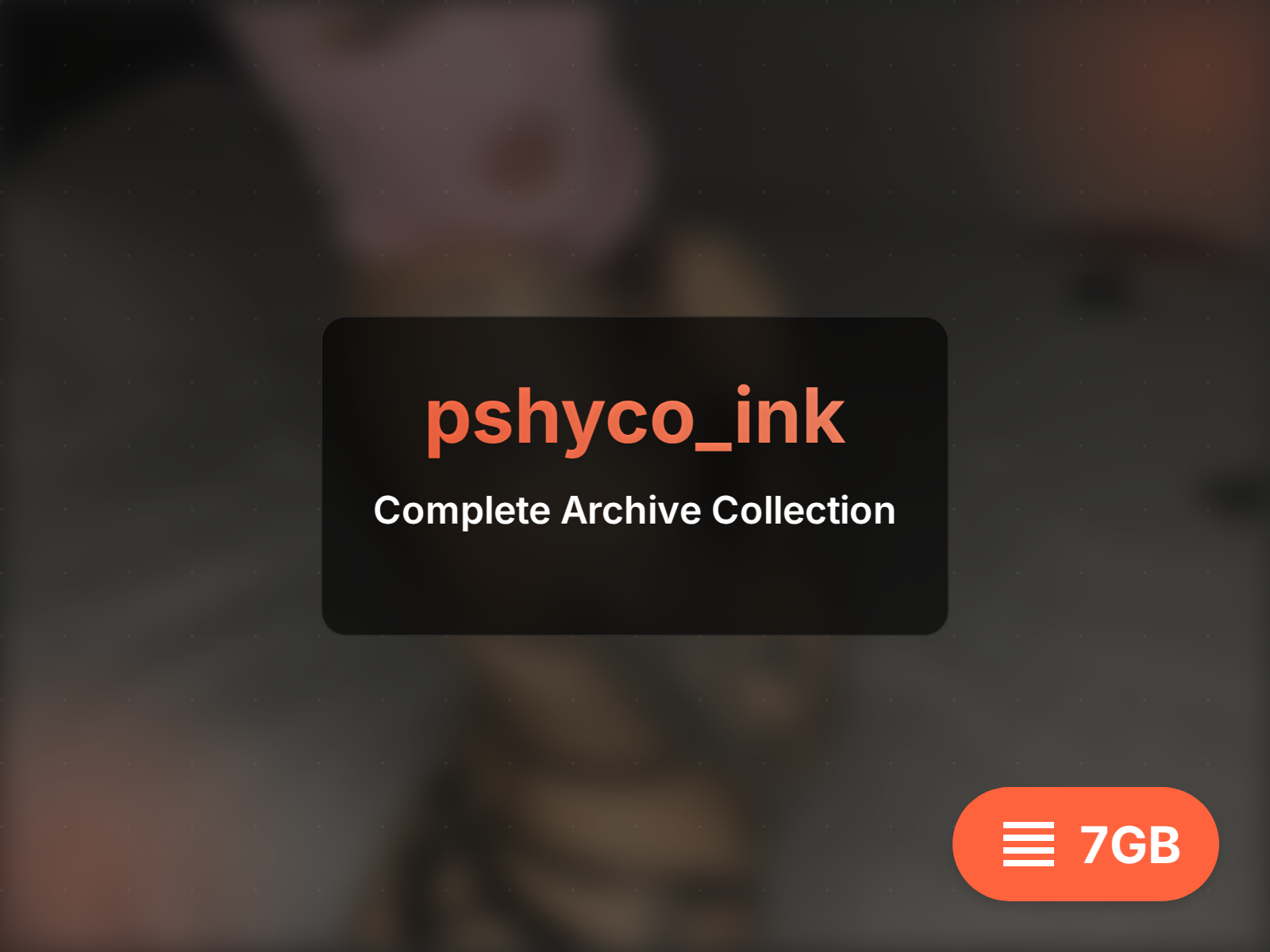 Complete pshyco_ink archive (14GB)