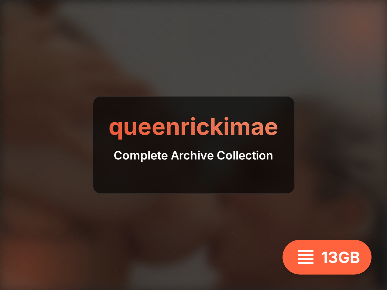queenrickimae View Archive