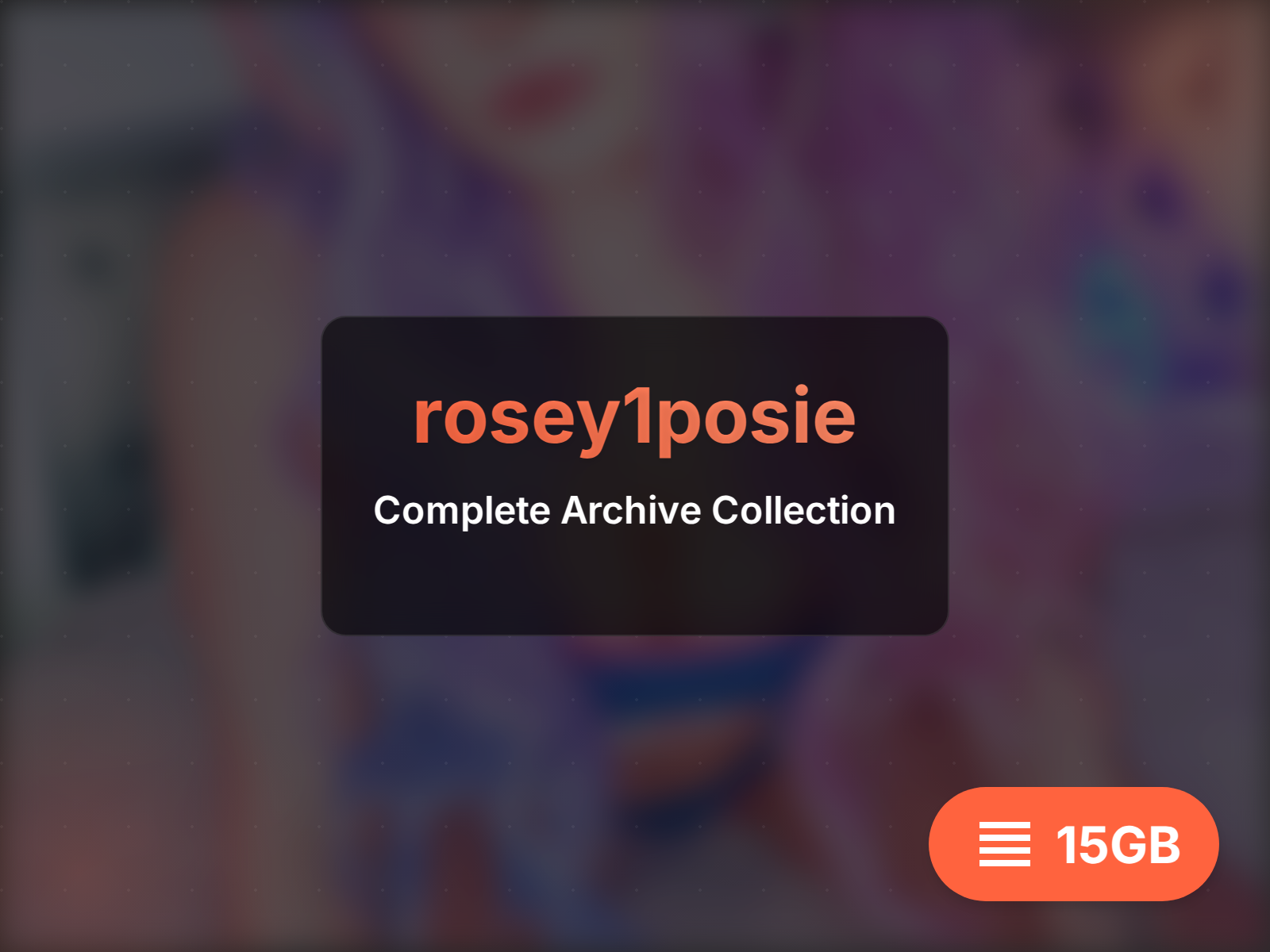Rosey Posie @rosey1posie OnlyFans Жариялау