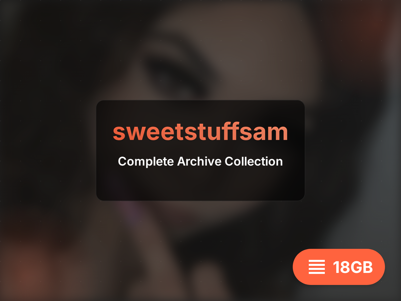 sweetstuffsam archive (18GB)