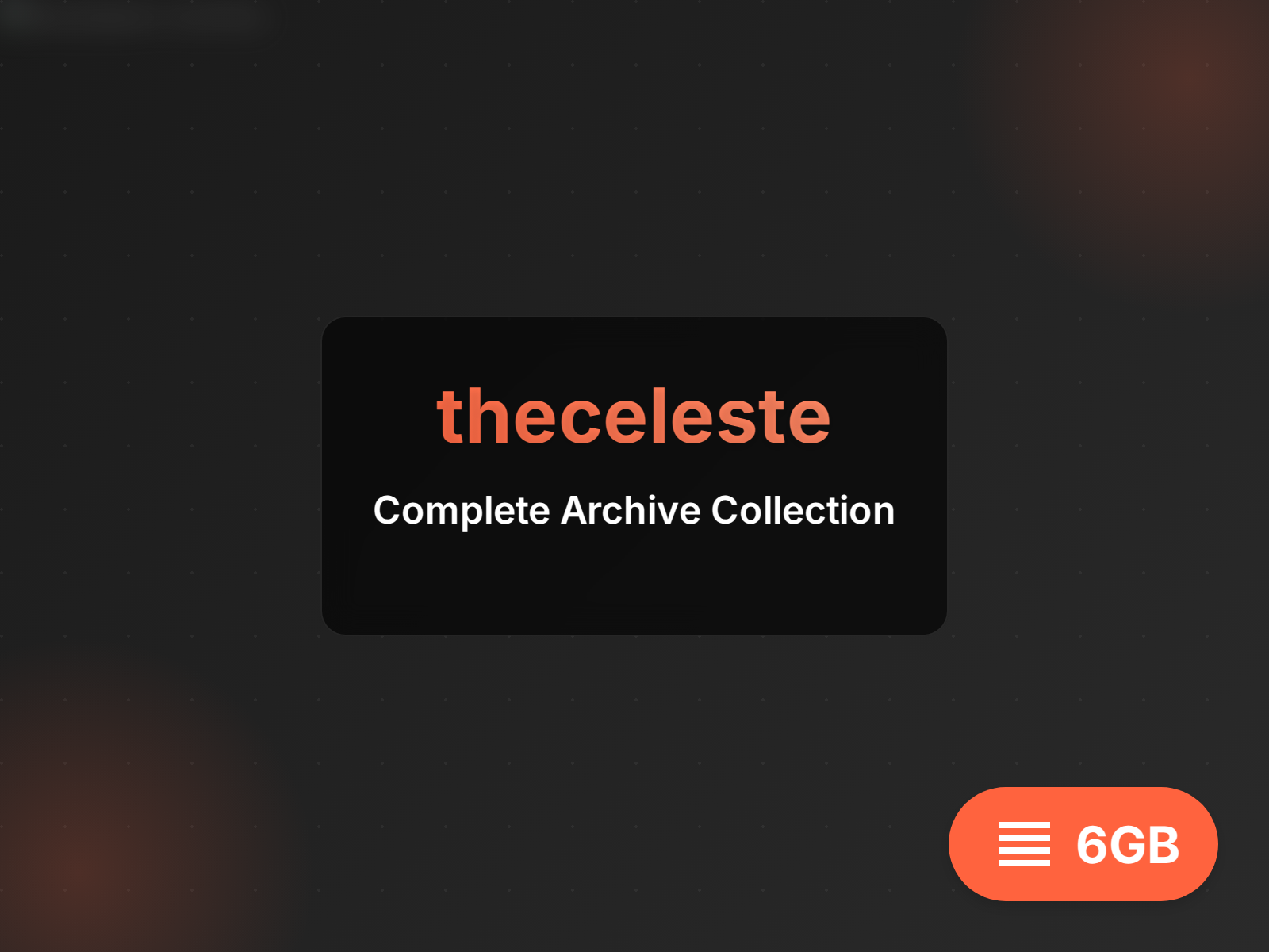 Download theceleste archive (17GB)