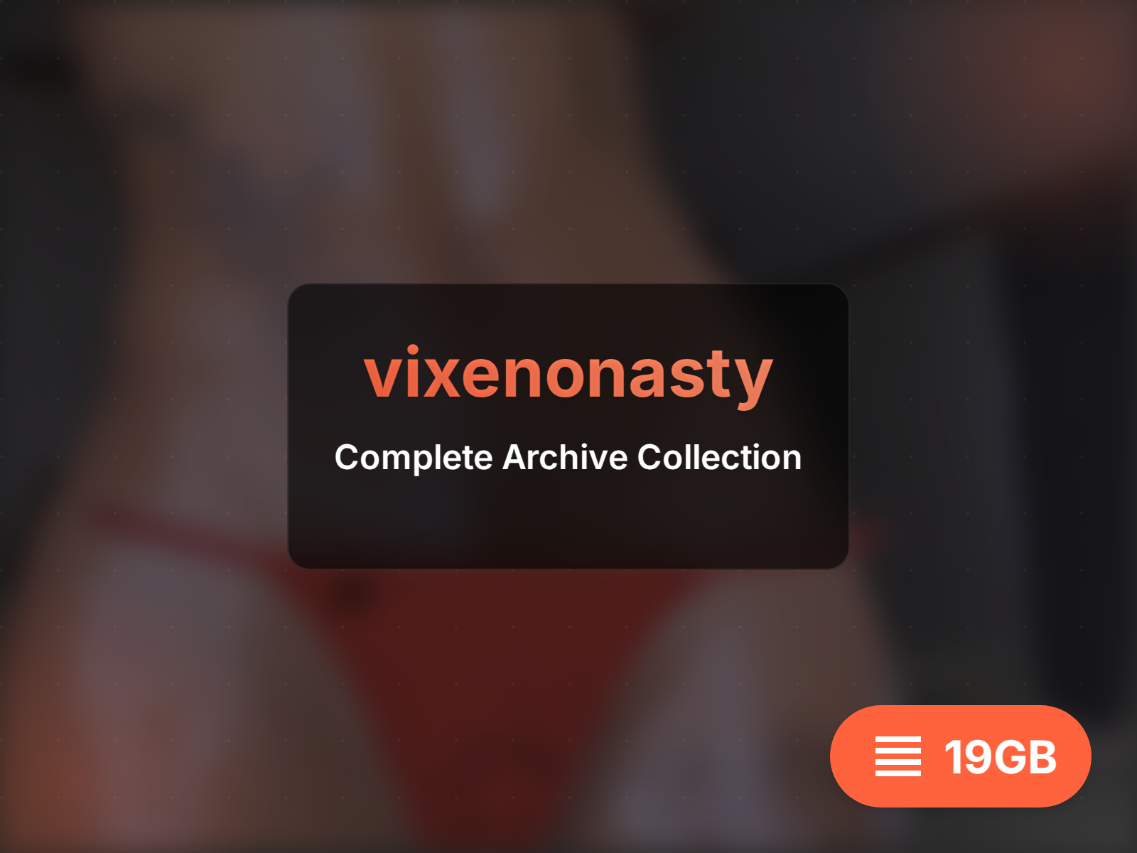 Archive complète de vixenonasty (7GB)